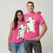 Shanghai vliegticket ontwerp - Geïnspireerd reizen T-shirt (Unisex)