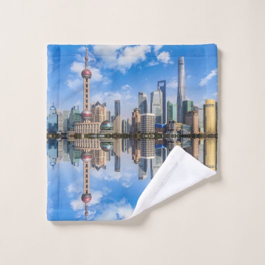 Shanghai Waterfront wasdoek Washandje (Wasdoekje)