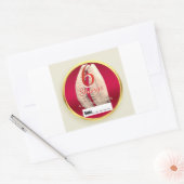 Shango-label ingesteld voor Ocha of Ebo Rechthoekige Sticker (Envelop)