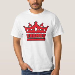 Shango-naam en kroon t-shirt