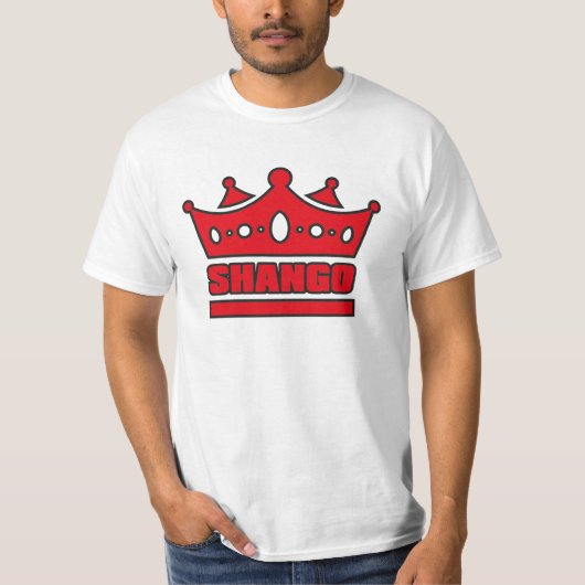 Shango-naam en kroon t-shirt (Voorkant)