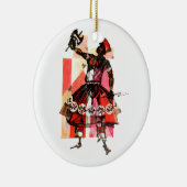 Shango orisha keramisch ornament (Rechts)