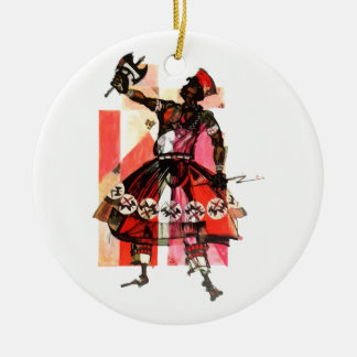 Shango orisha keramisch ornament