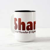 Shango Tweekleurige Koffiemok (Voorkant links)