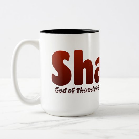 Shango Tweekleurige Koffiemok (Links)