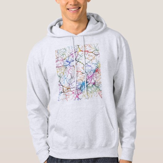 Shangrao China City Map Hoodie (Voorkant)