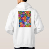 Shangrao China City Map Hoodie (Achterkant)