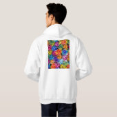 Shangrao China City Map Hoodie (Achterkant volledig)