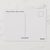 Shangri La Resort Skardu Pakistan Briefkaart (Achterkant)