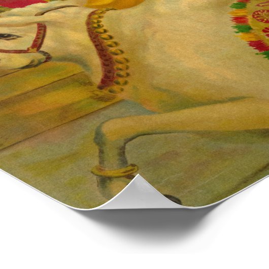 Shankar by Raja Ravi Varma Poster (Hoek)