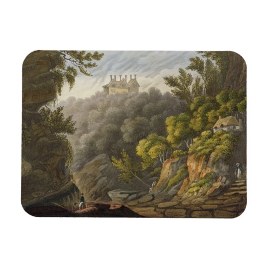 Shanklin Chine uit 'Het eiland Wight Illustrate' Magneet (Horizontaal)