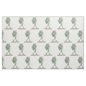 Shanks's pony grappige wandelaar stof (Fat Quarter)