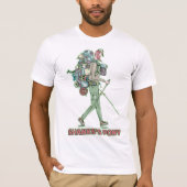 Shanks's pony grappige wandelaar t-shirt (Voorkant)