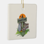 Shanks's pony oude wandelschoenen keramisch ornament (Rechts)