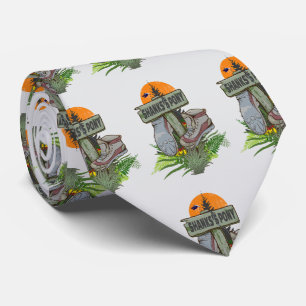 Shanks's pony oude wandelschoenen stropdas