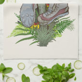 Shanks's pony oude wandelschoenen theedoek (Gevouwen)