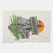 Shanks's pony oude wandelschoenen theedoek (Horizontaal)