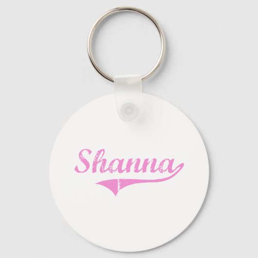 Shanna Classic Style Name Sleutelhanger (Voorkant)