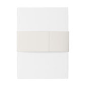 Shannon Beige Elegant Wedding Uitnodigingen Wikkel (Achterkant Voorbeeld)