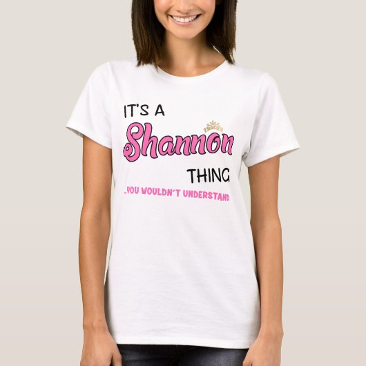 Shannon dat je T-Shirt niet zou begrijpen (Voorkant)