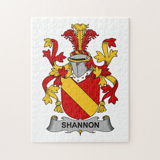 Shannon Family Crest Legpuzzel (Verticaal)