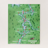 Shannon Ireland Map Legpuzzel (Verticaal)