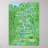 Shannon Ireland Map Poster (Voorkant)