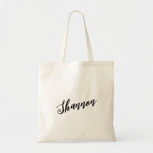 Shannon  Script Design Canvas tas (Voorkant)