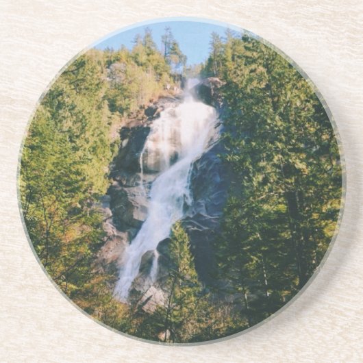Shannon-waterval, Squamish, Canada Zandsteen Onderzetter (Voorkant)