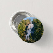 Shannon-watervallen, Squamish, Canada  Ronde Button 3,2 Cm (Voorkant /achterkant)