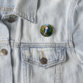Shannon-watervallen, Squamish, Canada  Ronde Button 3,2 Cm (In situ)