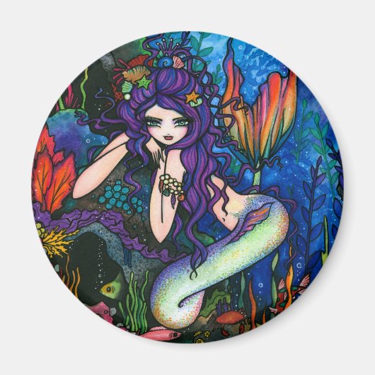 "Shannon" Zeemeermin Fantasy Fairy Magneet (Voorkant)