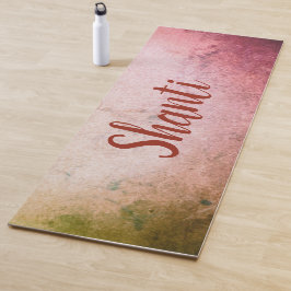 "Shanti" Hindi voor Vrede Lovely Yogamat