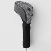 Shanti Silver On-vibratie Golfheadcover (Schuin)