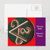 Shanti = Vrede Briefkaart (Voorkant / Achterkant)