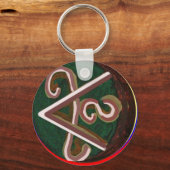 Shanti = Vrede Sleutelhanger (Voorkant)