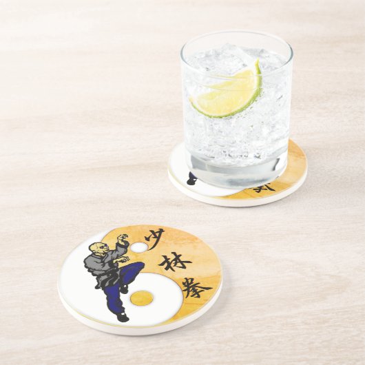 Shao Lin Sandstone Onderzetter (Zijkant)