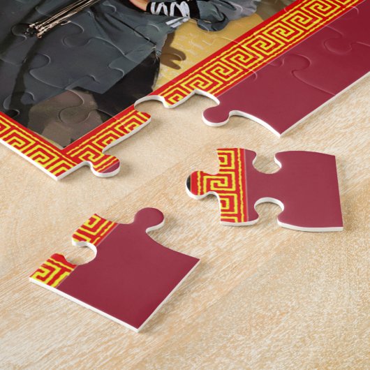 Shaolin Kung Fu Legpuzzel (Zijkant)