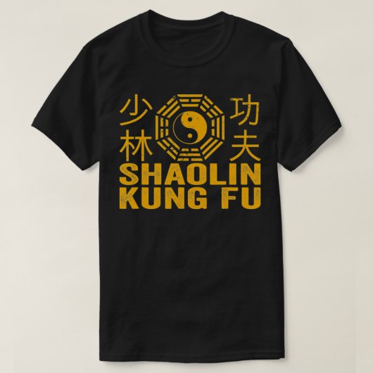 Shaolin Kung Fu Martial Arts Kung Fu T-shirt (Design voorkant)