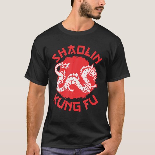Shaolin Kung Fu Martial Arts Kung Fu T Shirt (Voorkant)