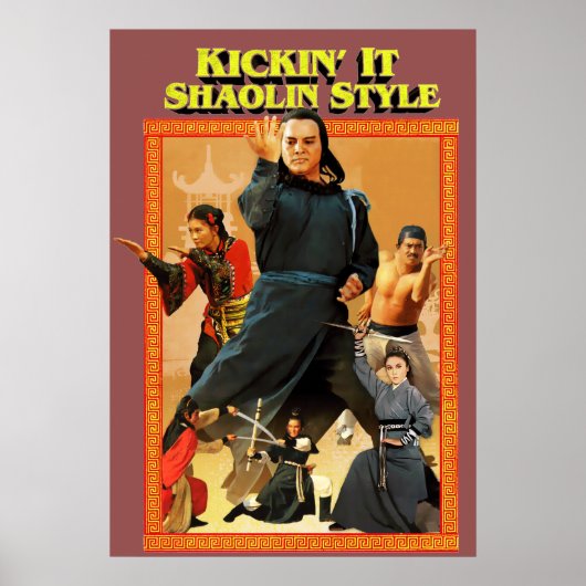 Shaolin Kung Fu Poster (Voorkant)