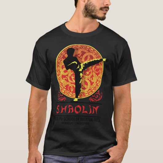 Shaolin Kung Fu School of Martial Arts Classic T-S T-shirt (Voorkant)