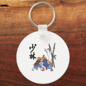 Shaolin Monks T Shirt  Sleutelhanger (Voorkant)