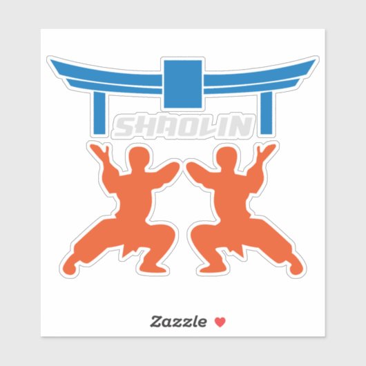 Shaolin Tempel Martial Arts Sticker (Vel)