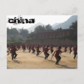 Shaolin Temple Briefkaart (Voorkant)