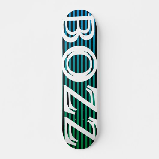 Shape BOZZco. Model: classic1 (ref.18) Persoonlijk Skateboard (Voorkant)