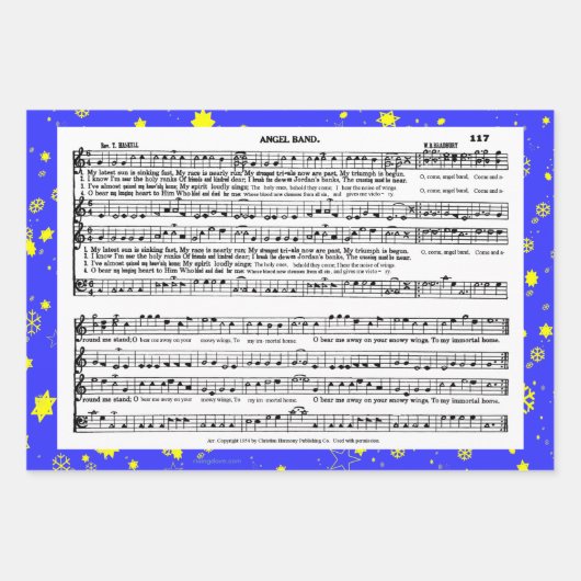 Shape Note Inpakpapier Vel (Voorkant 3)