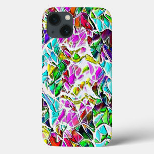 Shape of very colorful stones dipped in milk soup Case-Mate iPhone case