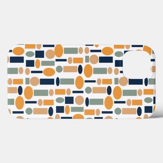 Shape Pattern Case-Mate iPhone Case (Achterkant (horizontaal))