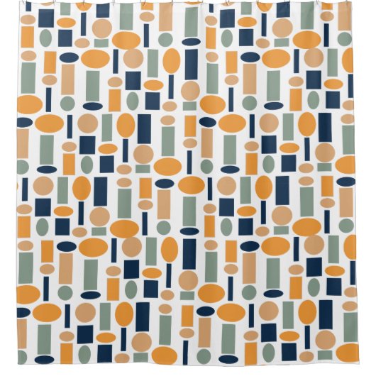 Shape Pattern Douchegordijn (Voorkant)